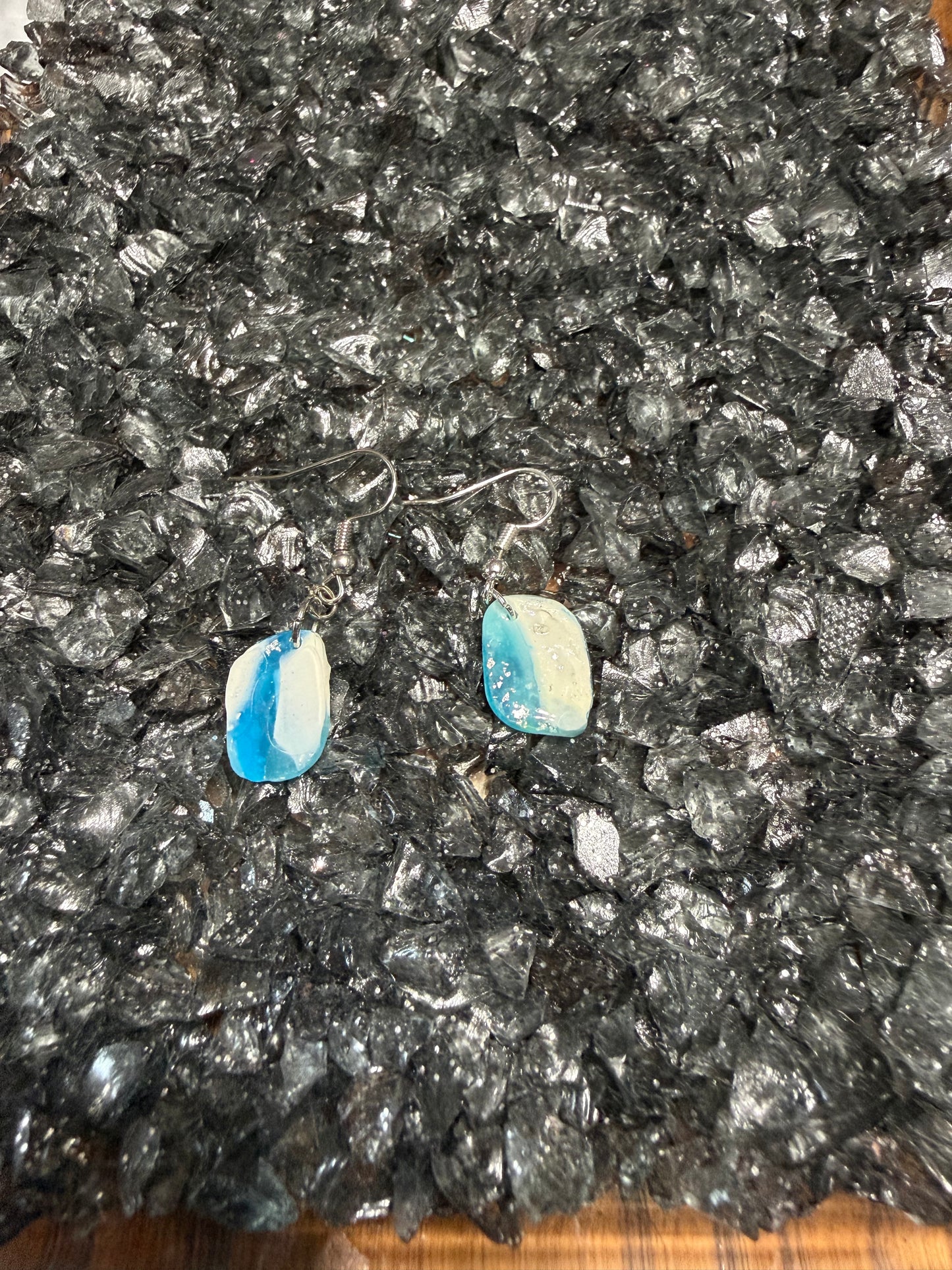 Azure earrings
