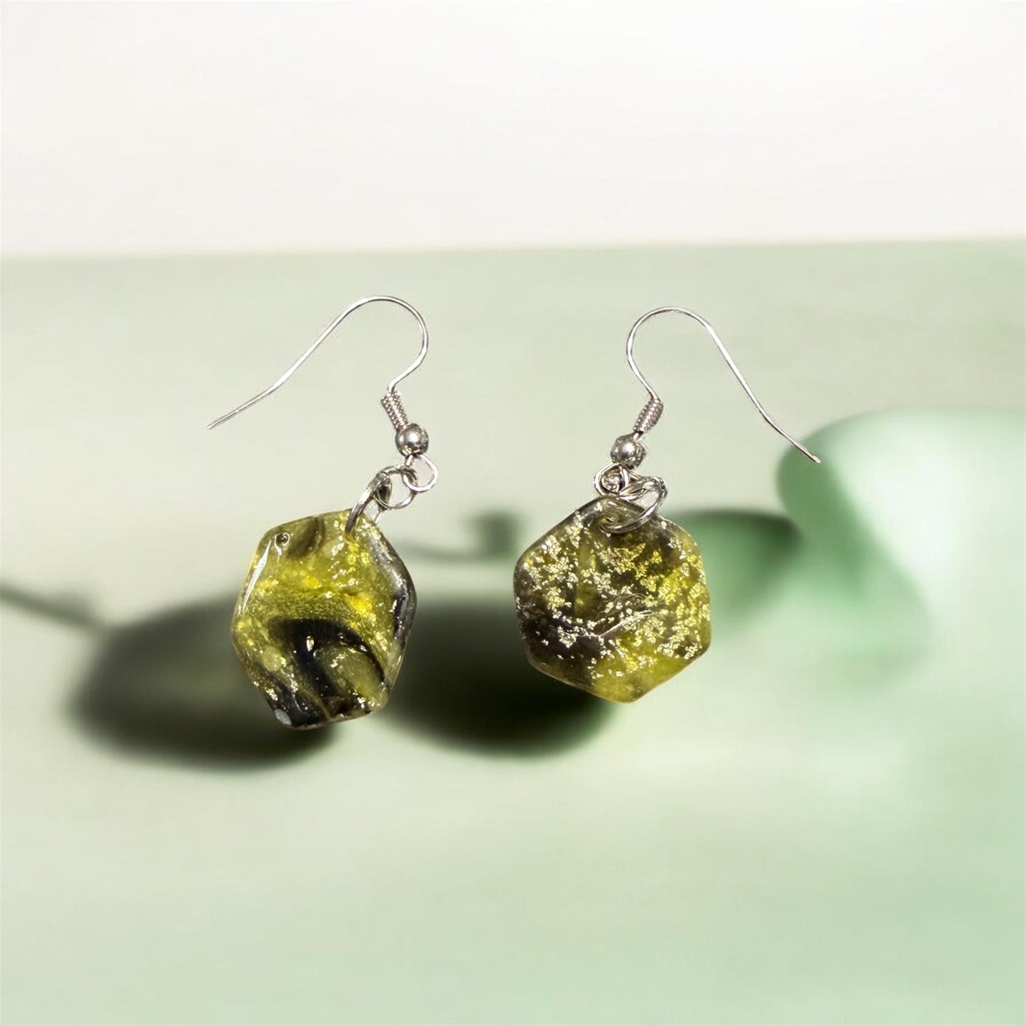 Black and Yellow Earrings