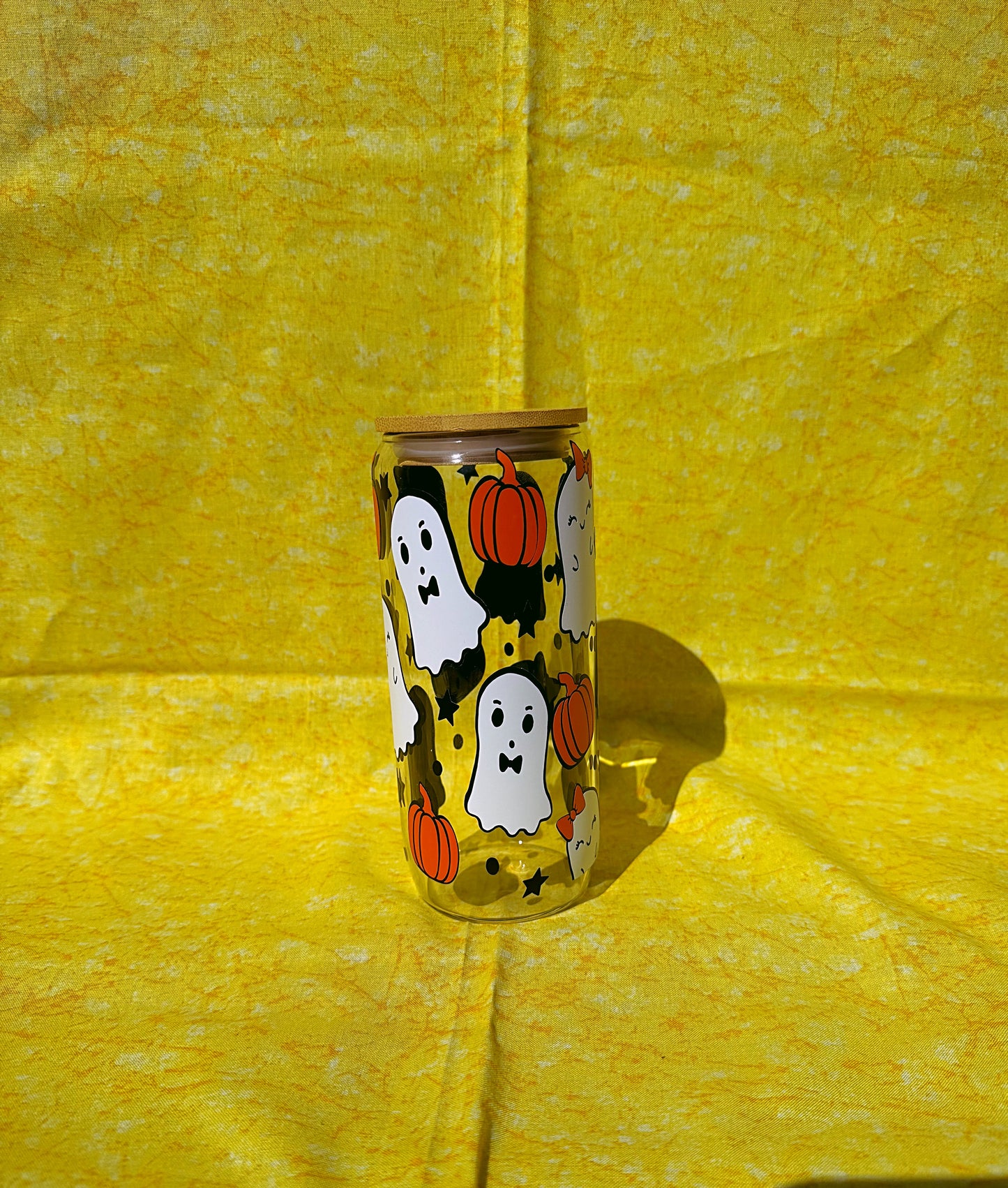 Adorable ghosts and pumpkins cup
