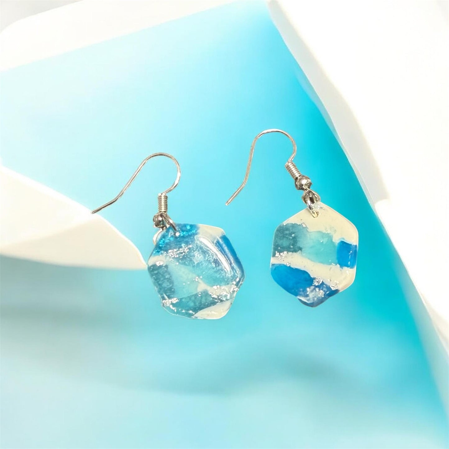 Azure earrings