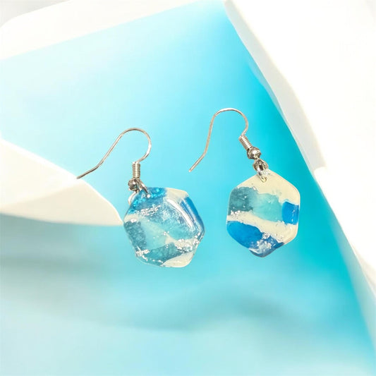 Azure earrings