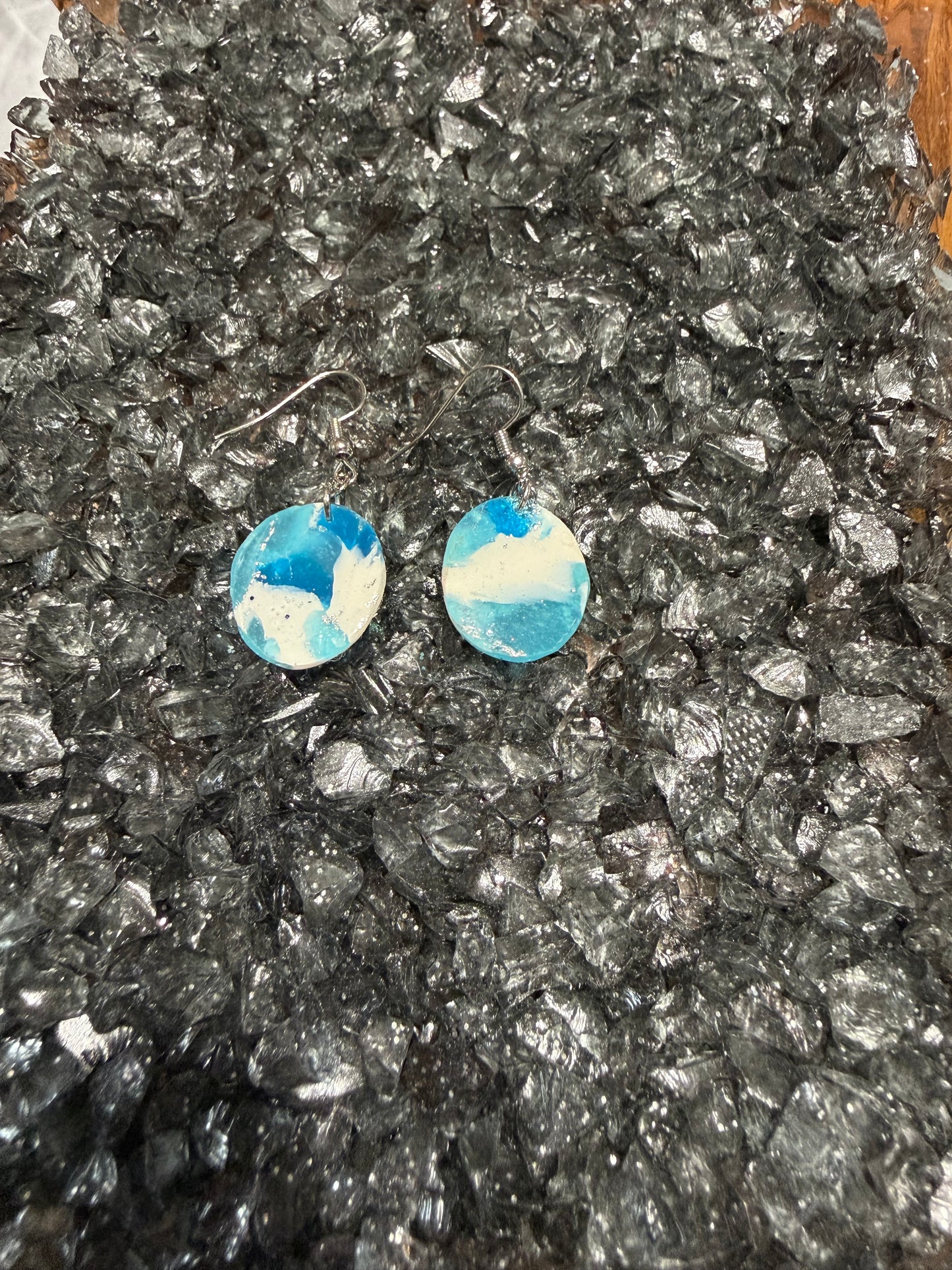 Azure earrings