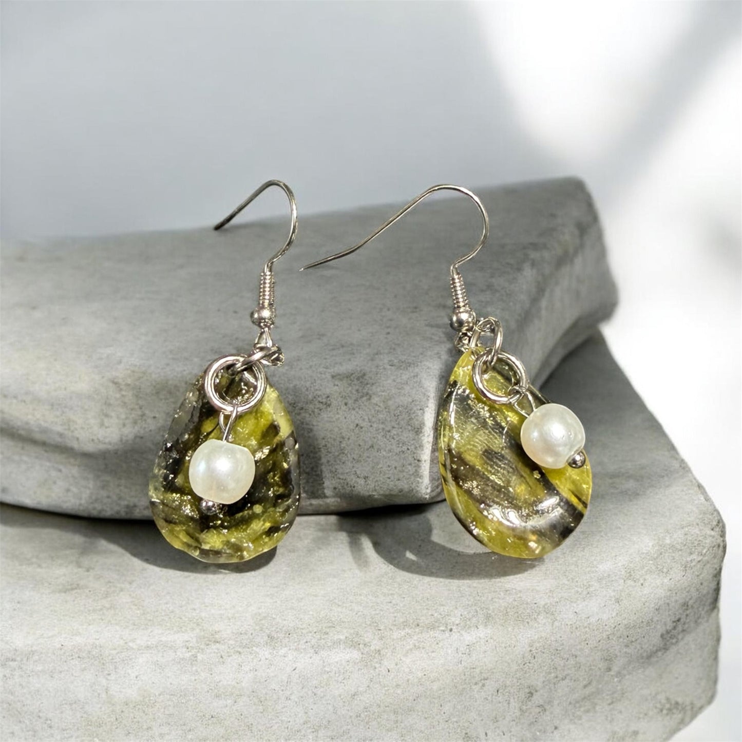 Black and Yellow Earrings