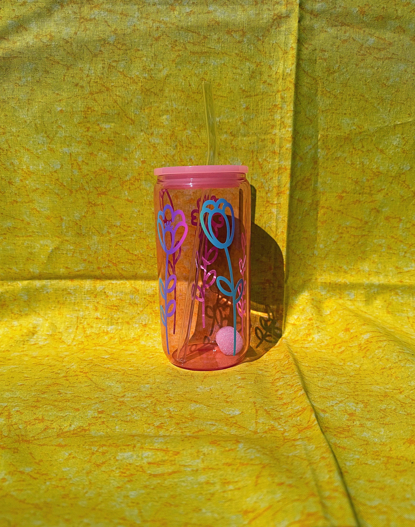 Pink Rainbow flower cup