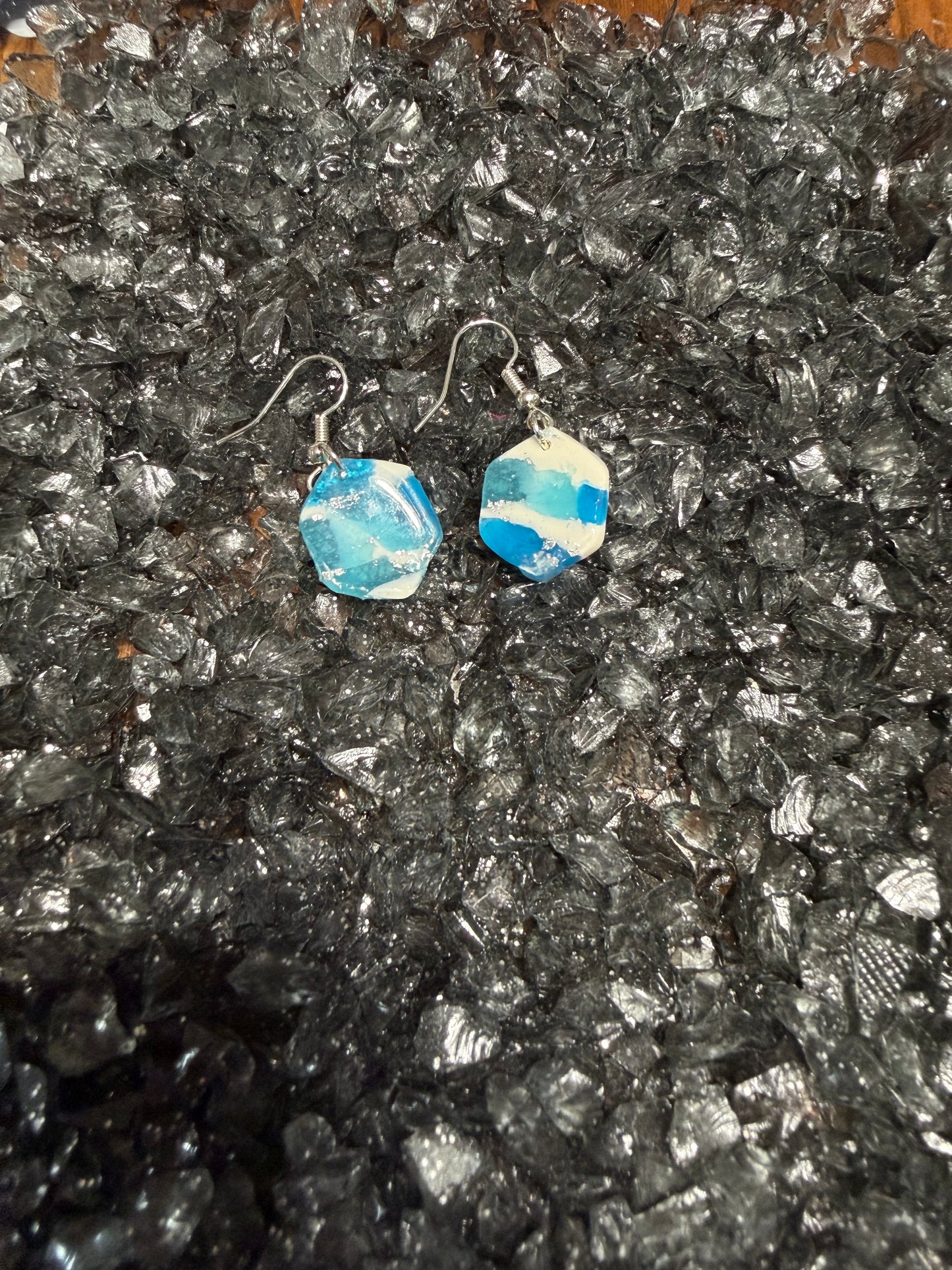 Azure earrings