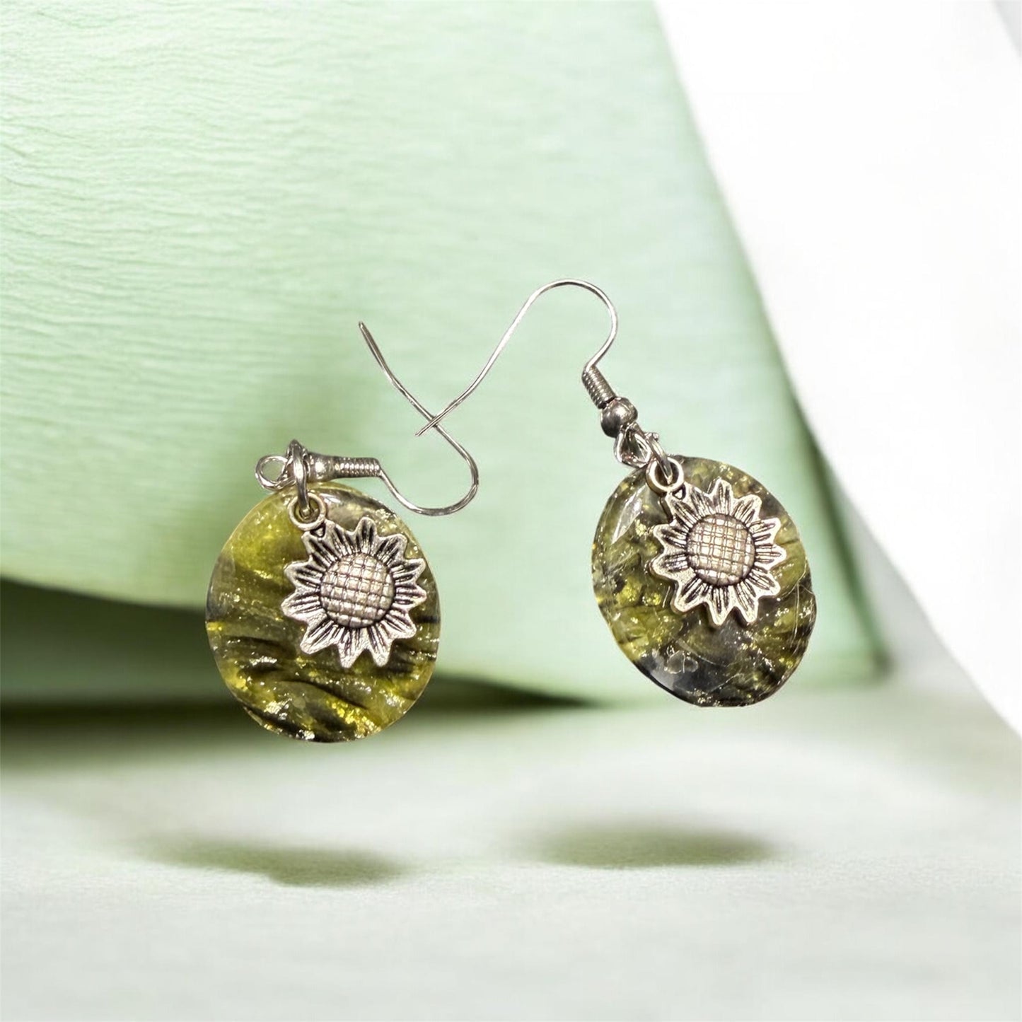 Black and Yellow Earrings