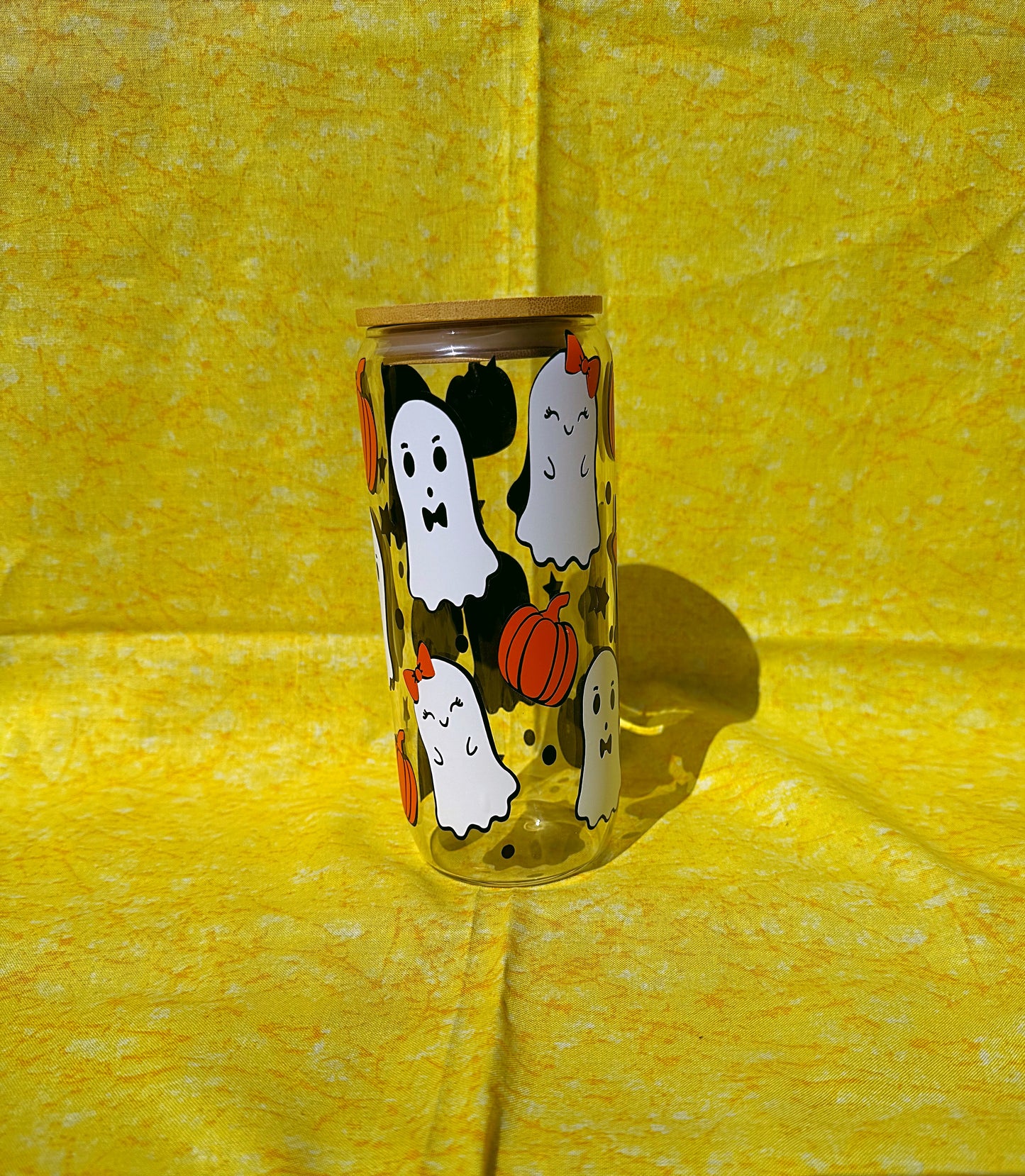 Adorable ghosts and pumpkins cup