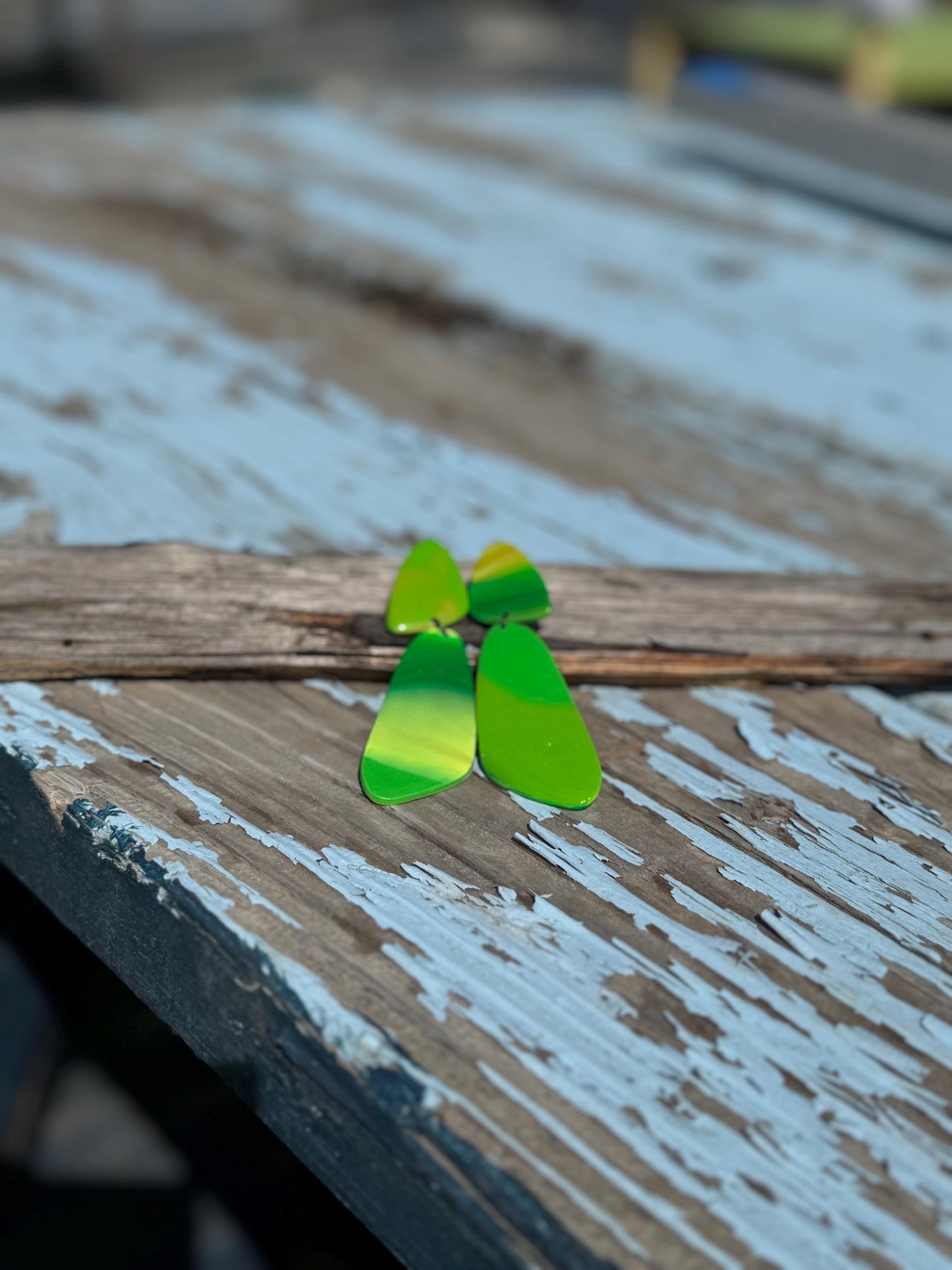 Green Muse Danglers